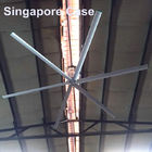 6つの刃の大きい天井に付いている扇風機ドイツ モーターを搭載する省エネ18のftの5.5mの
