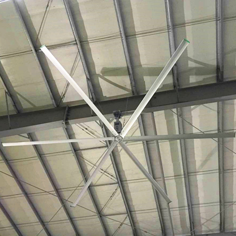 ACモーターHVLS天井に付いている扇風機0.75kw大きい設備のための10フィートの天井に付いている扇風機
