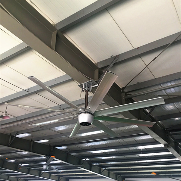 220V 2.4mの高速天井に付いている扇風機、Aipukejiの大きい倉庫の天井に付いている扇風機