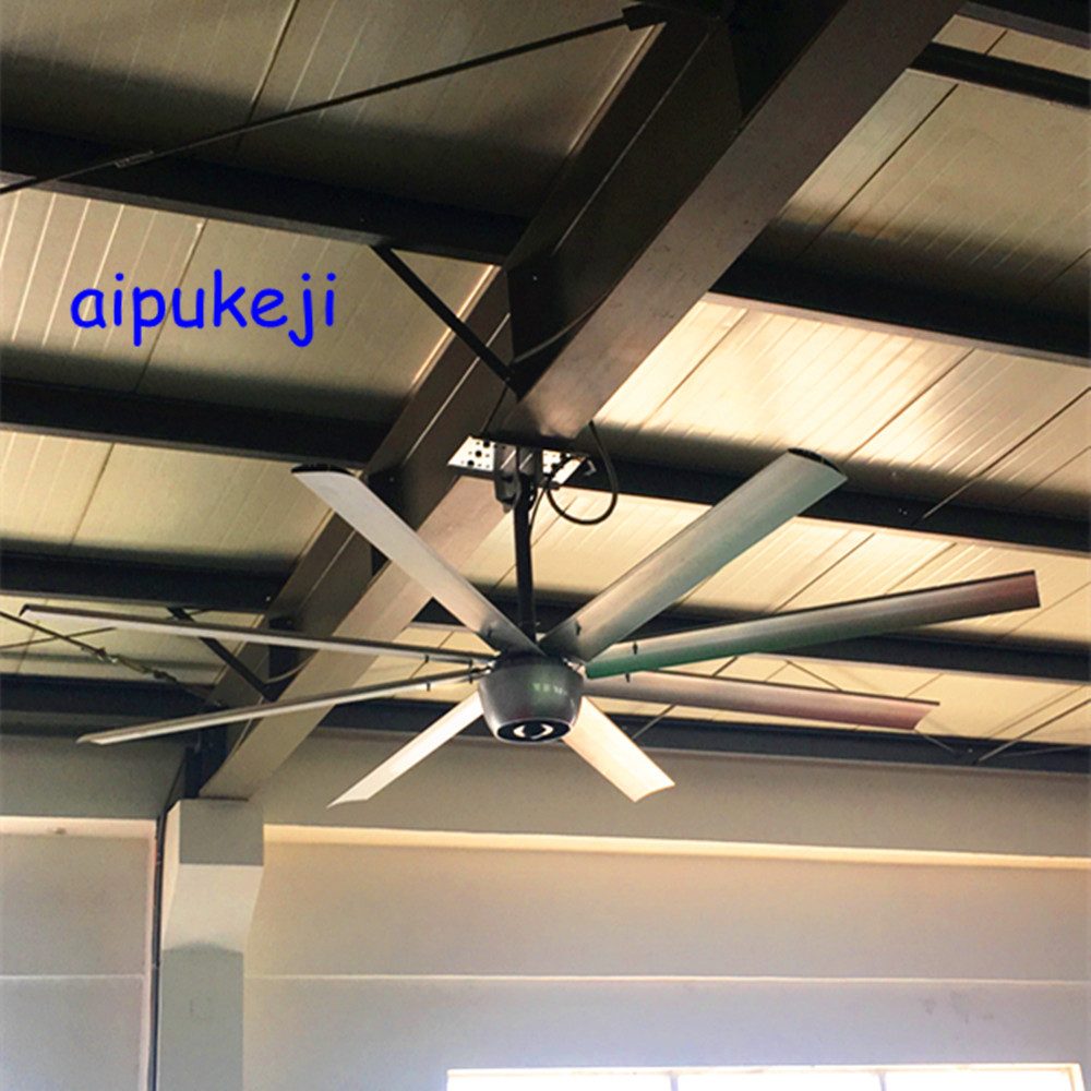 Gearless BLDCモーター静寂の天井に付いている扇風機、倉庫のための産業天井に付いている扇風機