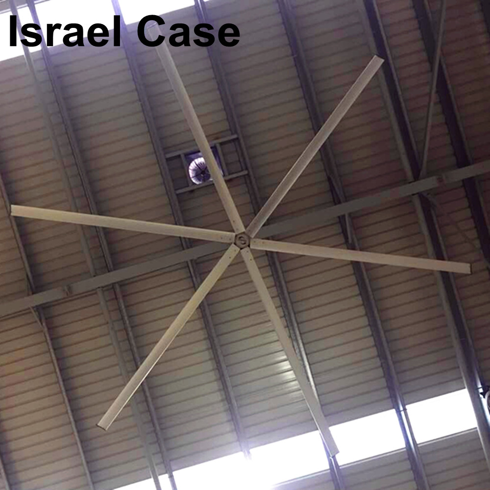 産業/倉庫のためのAWF52 HVLSの天井に付いている扇風機の1200mm空冷の高さ