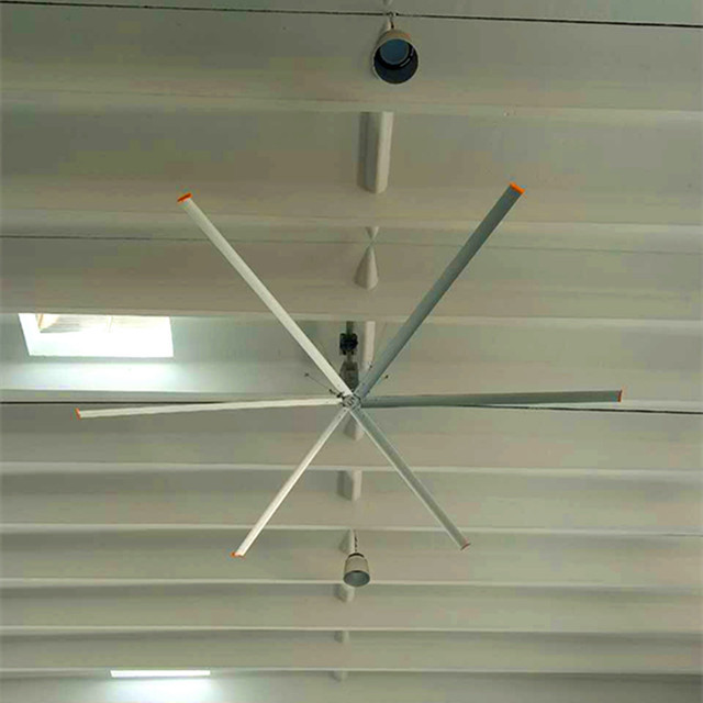 大きいサイズの天井に付いている扇風機、アルミ合金材料を持つ大きい店の天井に付いている扇風機