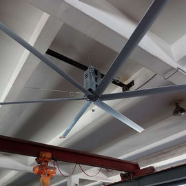 26ft 8m HVLSの大口径の天井に付いている扇風機、電気大きい倉庫の天井に付いている扇風機
